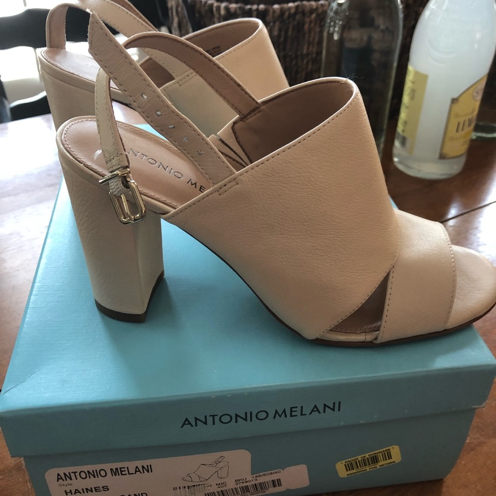 Size 8.5 Antonio Melani sandal heels